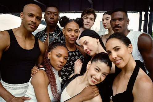 BAAND Together Dance Festival dance teams pose for a photograph wearing chanel