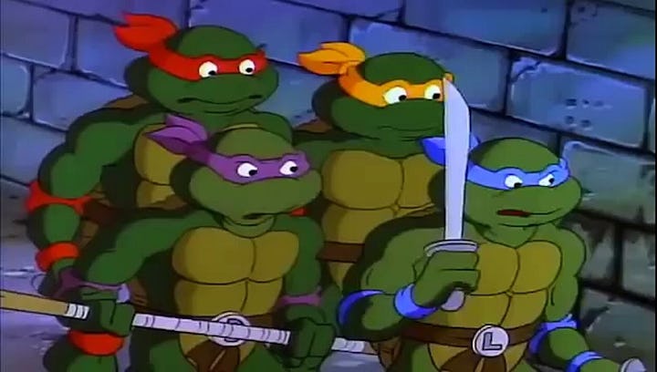 The original TMNT in 1987