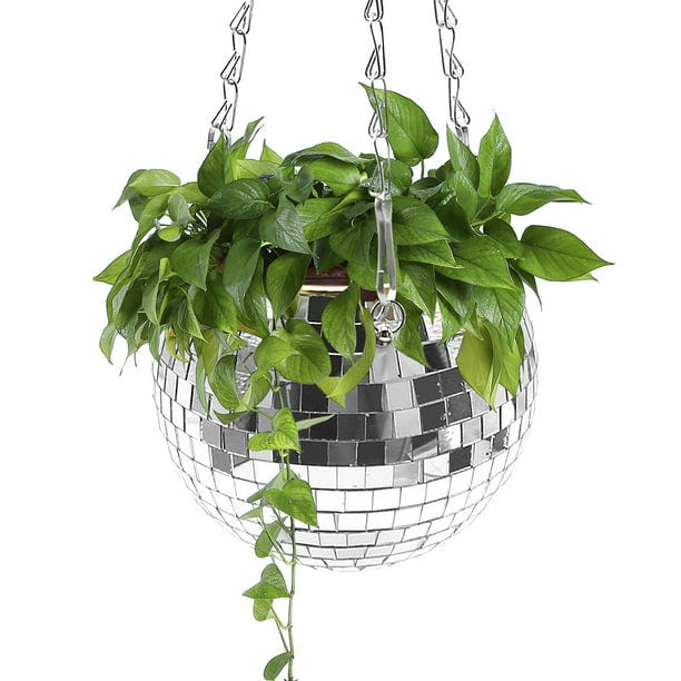 6" Disco Ball Flowerpot