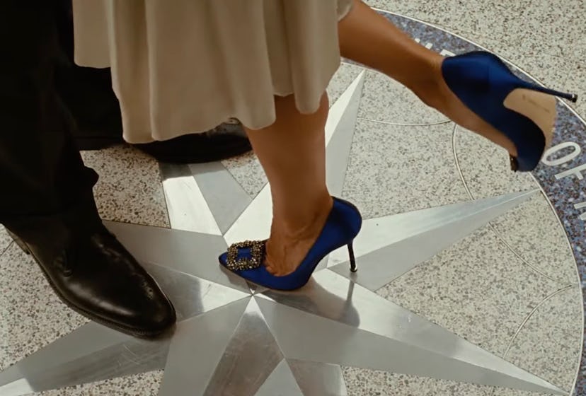 Carrie Bradshaw's wedding shoes. 