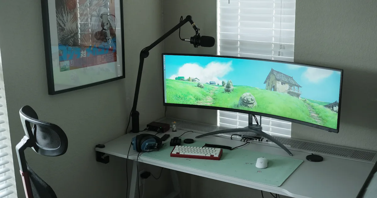 Massive Monitor This Massive 32:9 Ultrawide Monitor Changed the Way I Work and Game