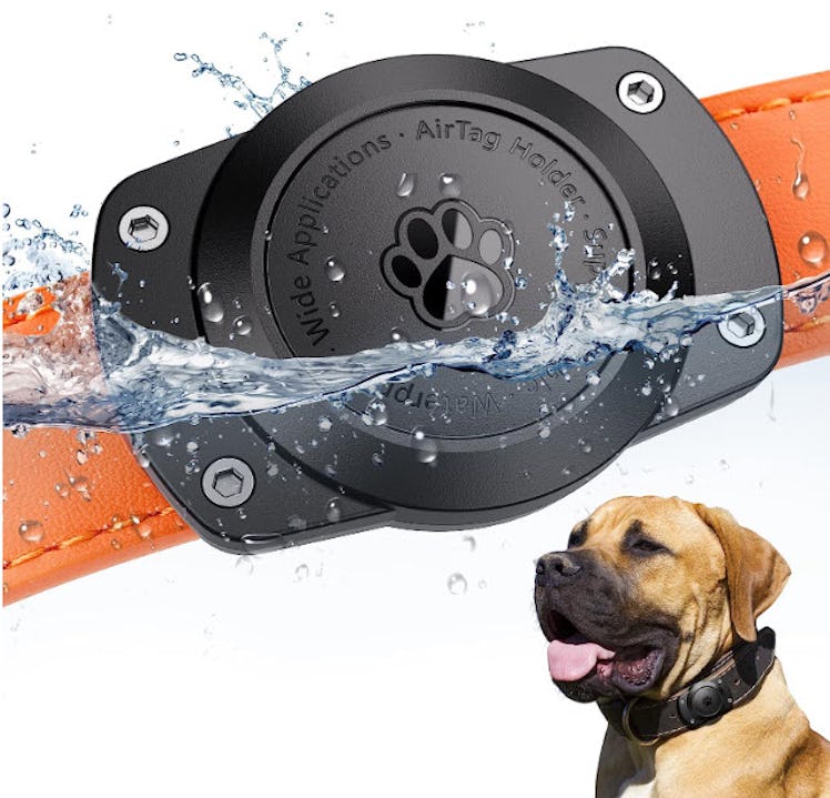 CITYWAY Waterproof AirTag Dog Collar