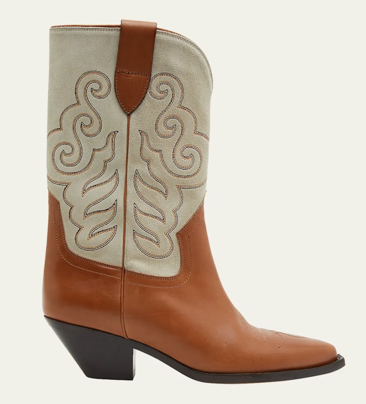 brown cowboy boots