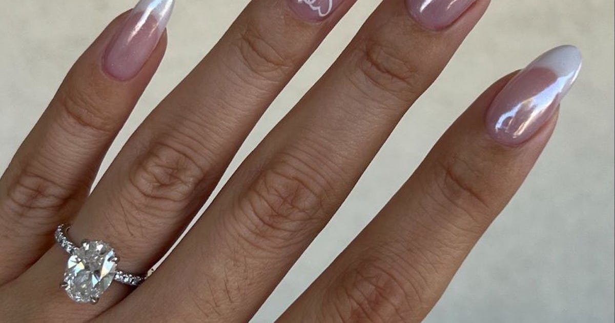 The 25 Best Wedding Nail Ideas For Brides From Simple To So Extra the-25-best-wedding-nail-ideas-for-brides-from-simple-to-so-extra