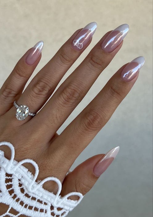 Here are the best ideas for wedding nails for brides in 2023, straight from Hailey Bieber's nail art...