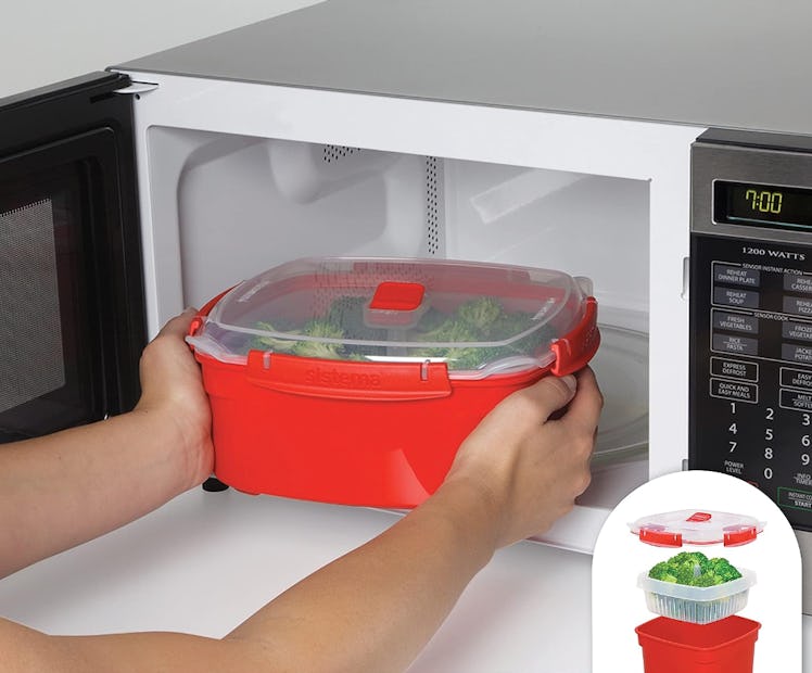 Sistema Microwave Steamer for Cooking Food