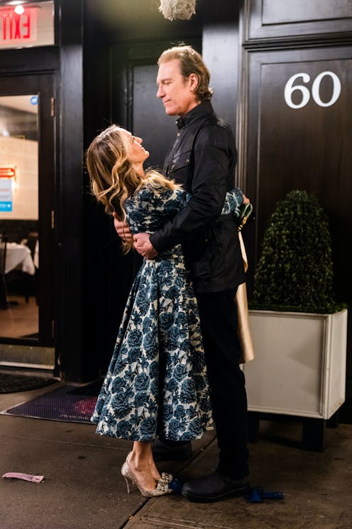 Sarah Jessica Parker and John Corbett as Carrie Bradshaw and Aidan Shaw in "And Just Like That" Seas...