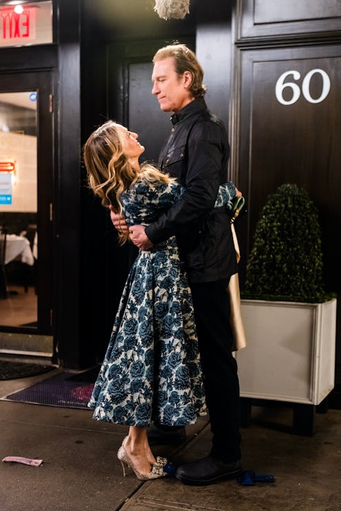 Sarah Jessica Parker and John Corbett as Carrie Bradshaw and Aidan Shaw in “And Just Like That” Seas…