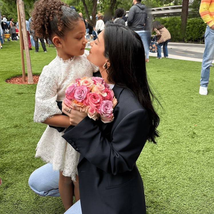 Kylie Jenner poses with her daughter Stormi Webster in a photo posted to her Instagram.