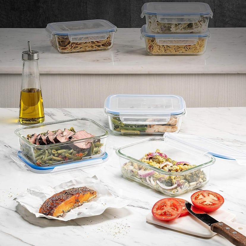 FineDine Glass Meal-Prep Containers (3-Pack)