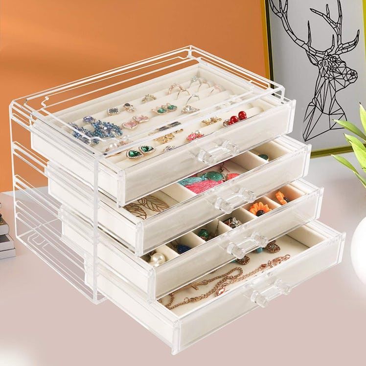 Weiai Acrylic Jewelry Organizer