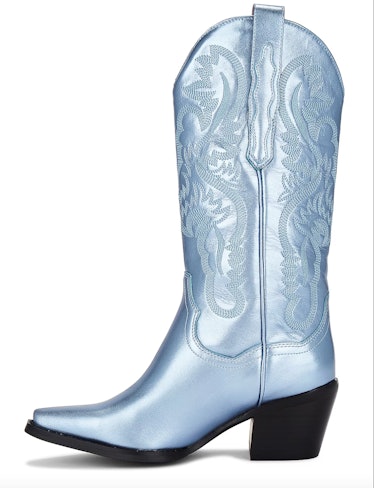 blue cowboy boot