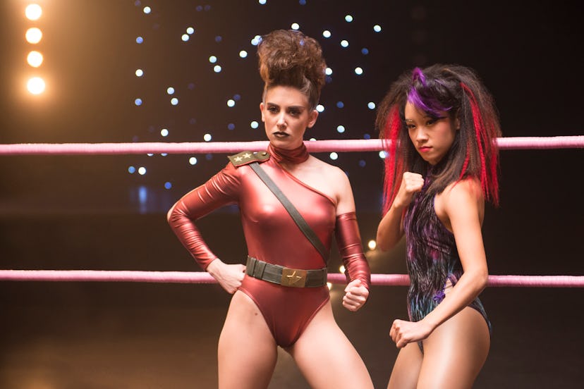 "Zoya" and "Fortune Cookie" in the ring in 'Glow,' a hidden gem on Netflix.