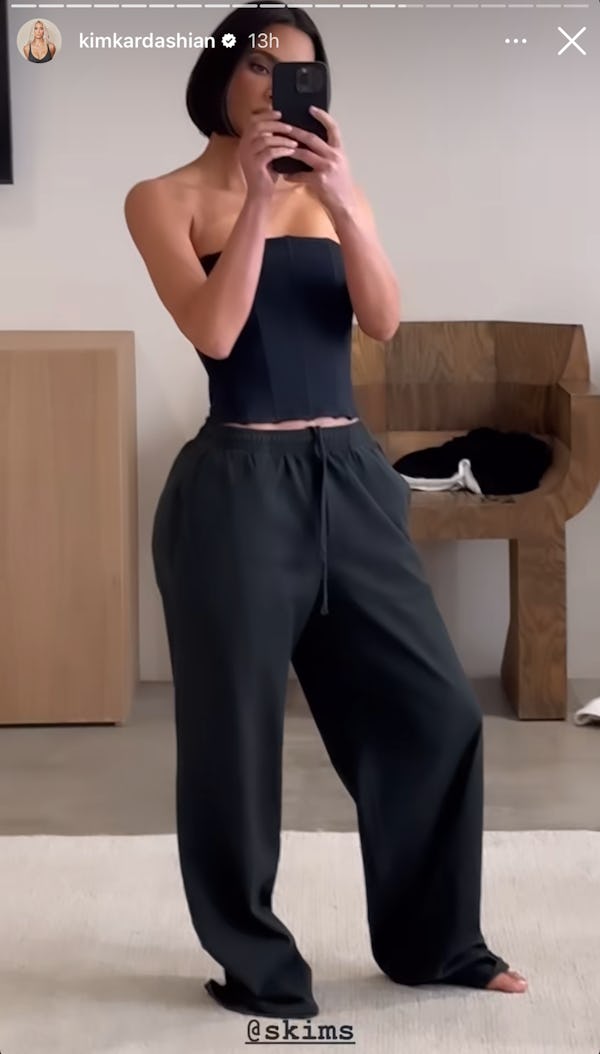 Kim Kardashian cut her real hair into a short French bob haircut.