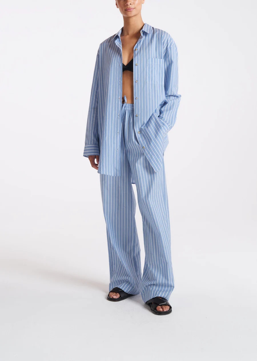 Poplin Pajama Dressing Is The Trick To Looking Cozy & Cute 24/7