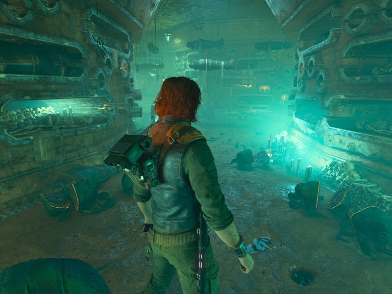 Cal Kestis in the Crypt of Uhrma in Star Wars Jedi: Survivor