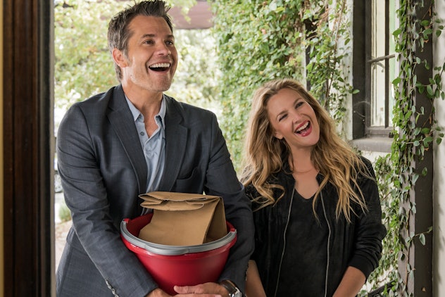 Timothy Olyphant and Drew Barrymore in 'The Santa Clarita Diet.'
