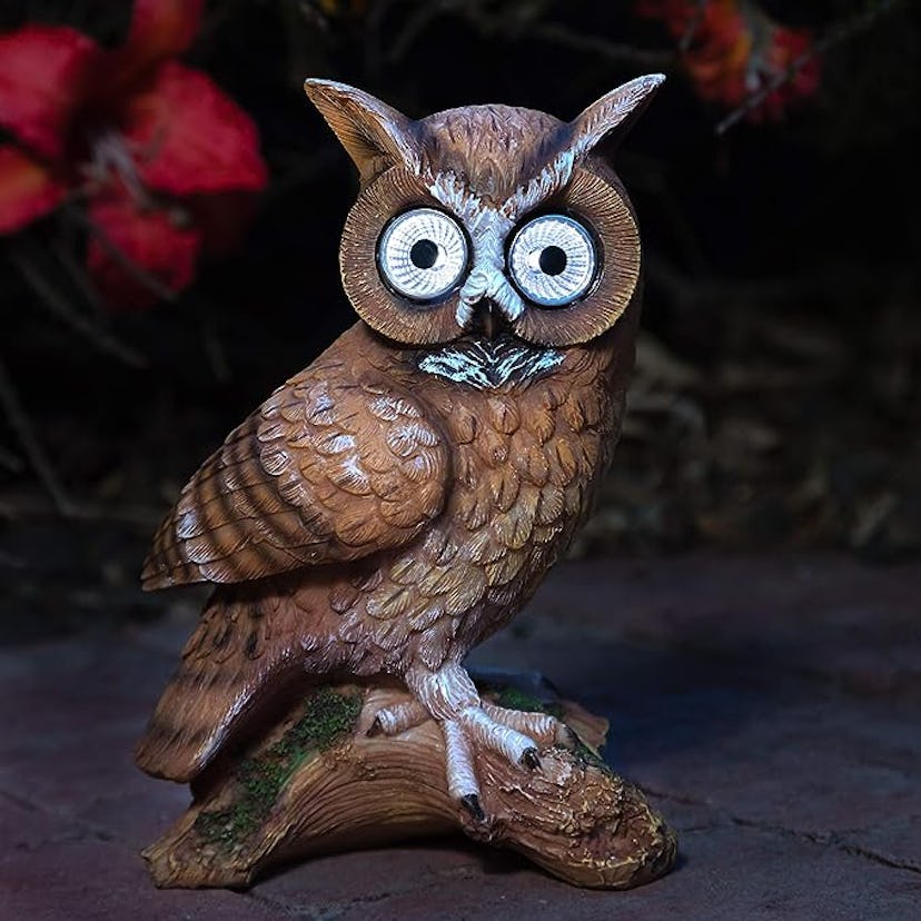 Blazin Owl Solar Garden Light