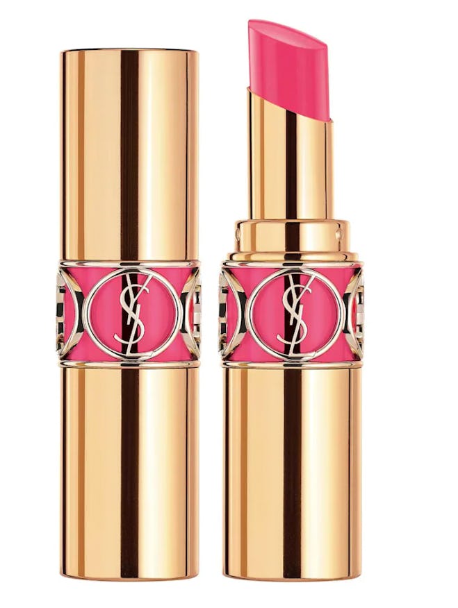 YSL Beauty Rouge Volupté Shine Lipstick Balm in Showstopping Rose