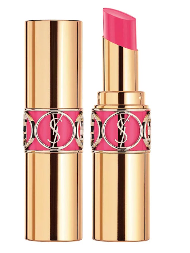 YSL Beauty Rouge Volupté Shine Lipstick Balm in Showstopping Rose