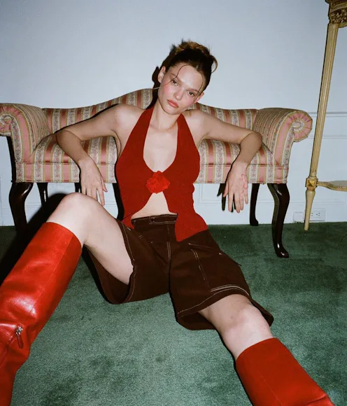 With Jéan knit tank top