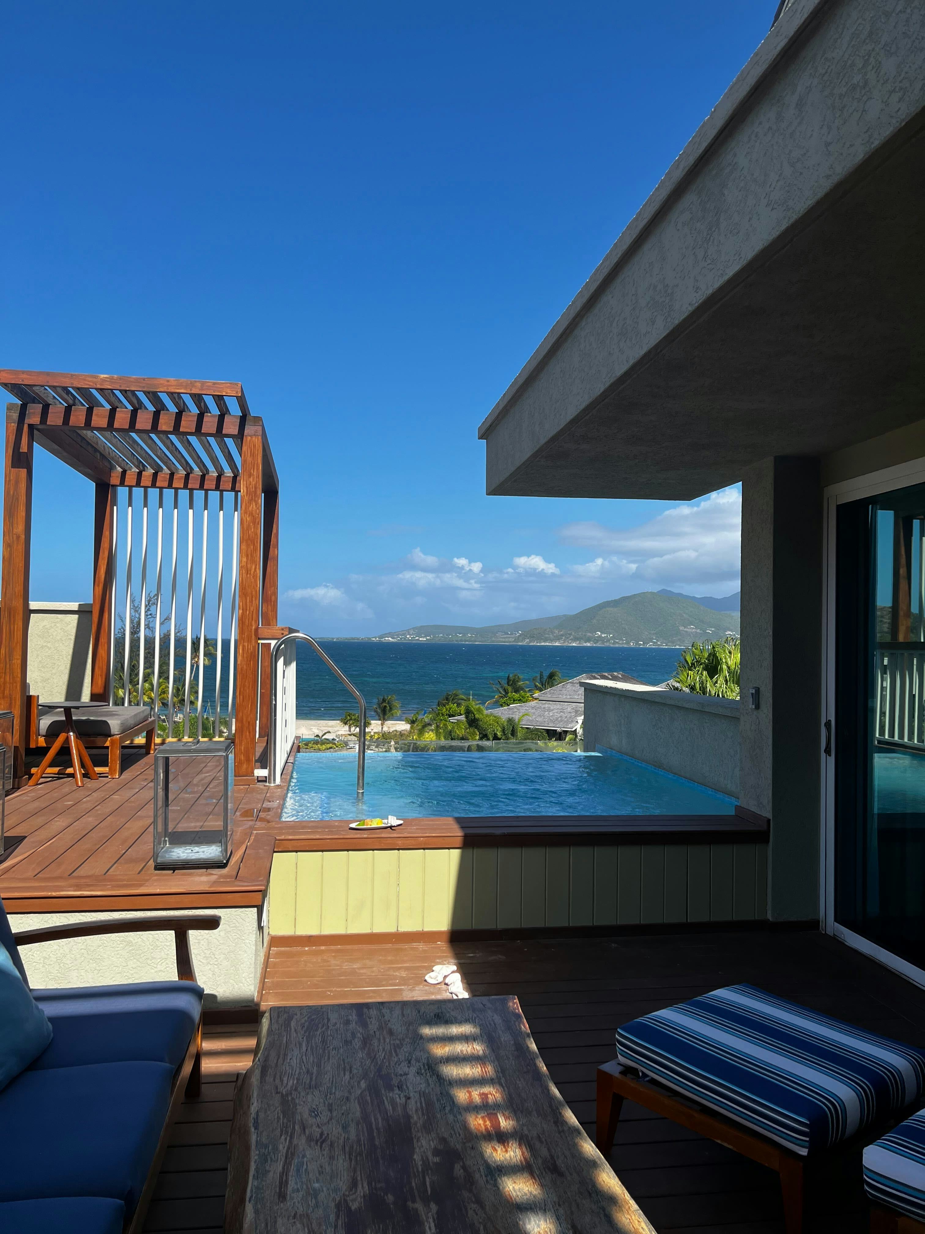 Personal pool at the Park Hyatt St Kitts