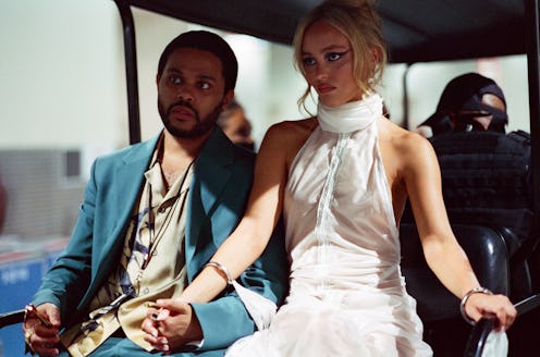 The Weeknd and Lily-Rose Depp on 'The Idol.' Photo via HBO
