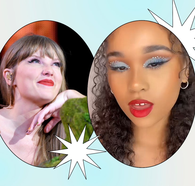 TikTokers share their Taylor Swift Eras Tour makeup idea for the concert, inspired by her albums.