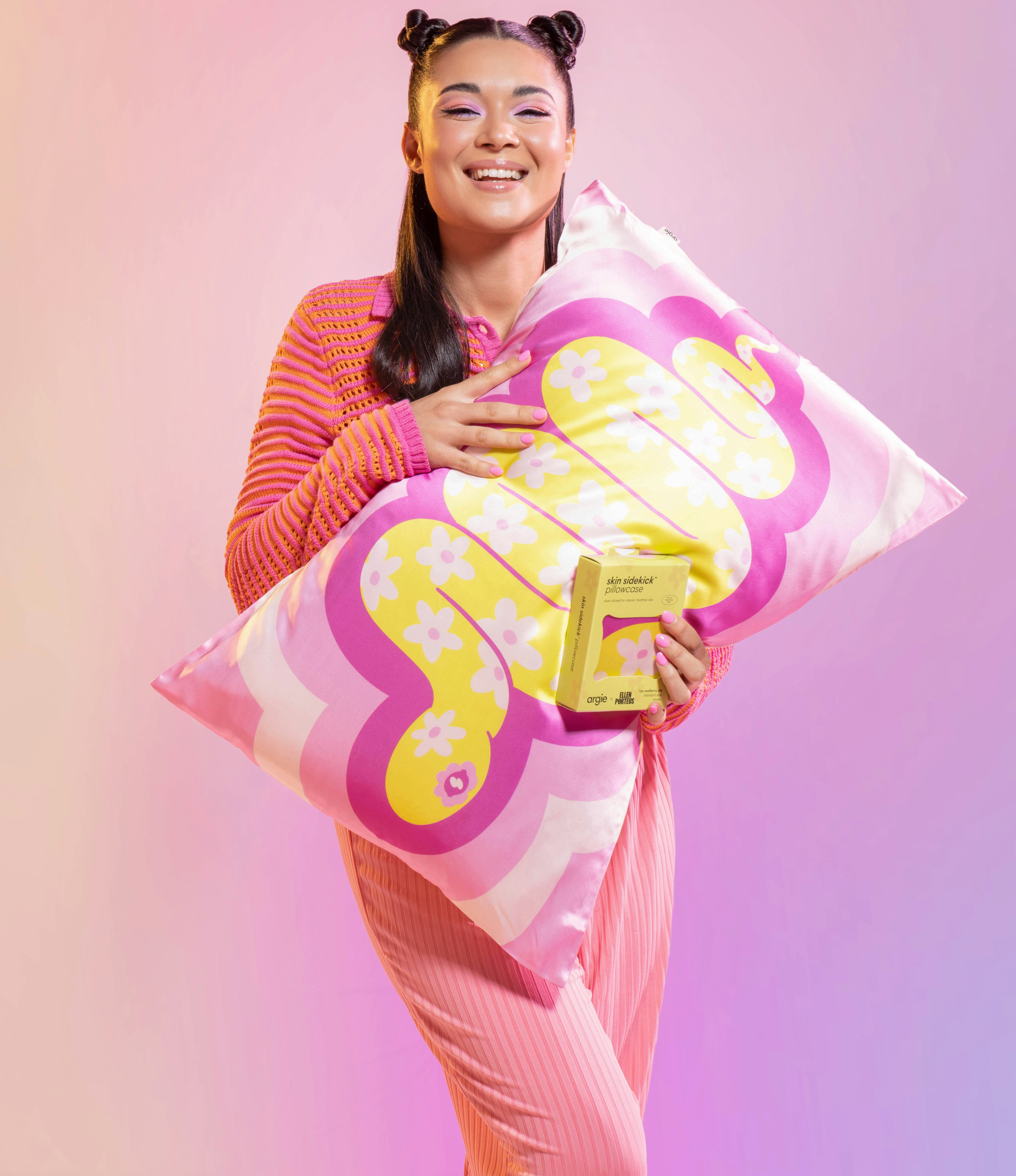 Argie Skin Sidekick Satin Pillowcase