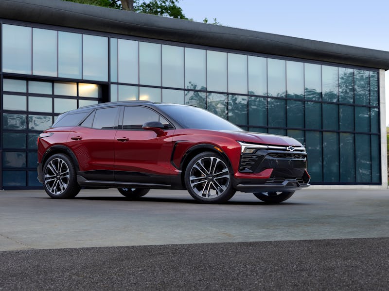 Chevy Blazer EV in red