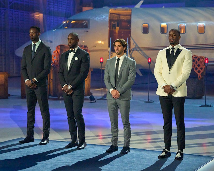 Charity’s final four men on ‘The Bachelorette.’ Photo via ABC