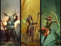 Three Diablo 4 launch classes' artwork