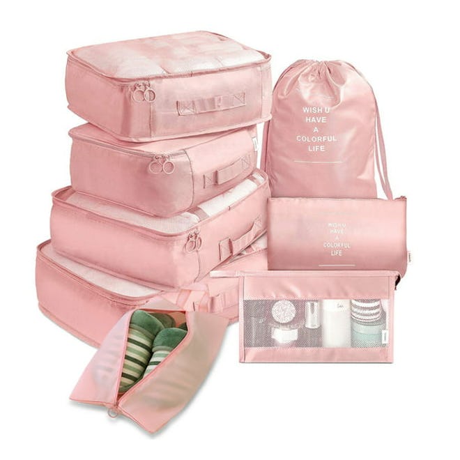 8PCS Set 6 Waterproof Packing Cubes