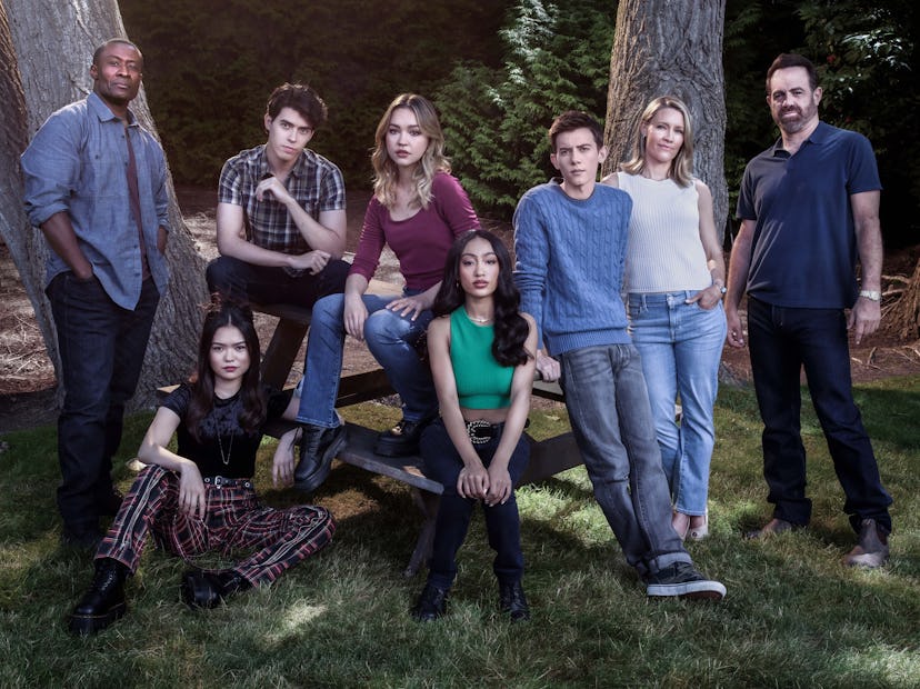 Freeform’s “Cruel Summer” stars Sean Blakemore as Sheriff Jack Myer, Braeden De La Garza as Brent Ch…