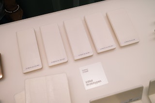 3D printed prototypes of rejected Samsung Galaxy Z Fold 5 designs