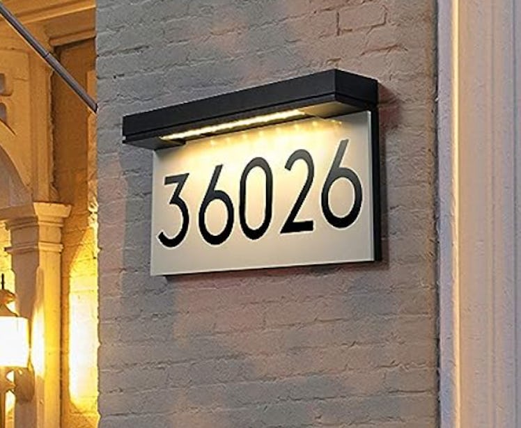 Percompile Solar-Powered House Numbers