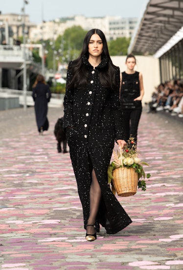 CELEBRITIES at CHANEL Fall Winter 2023 Runway Show