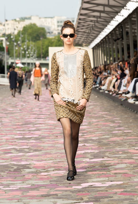 a look from chanel haute couture fall 2023