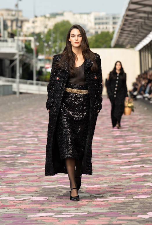 a look from chanel haute couture fall 2023