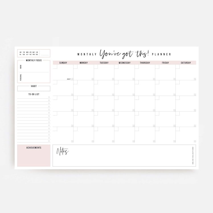 Bliss Collections Monthly Planner