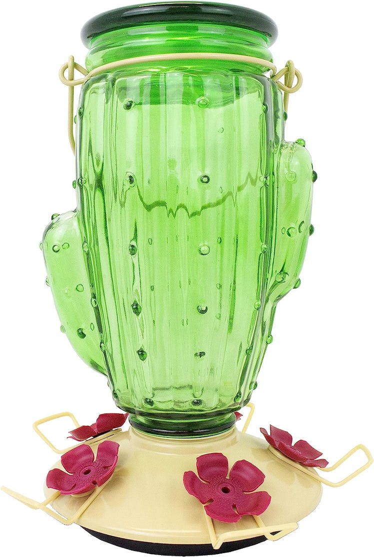 Perky-Pet Cactus Top Fill Glass Hummingbird Feeder