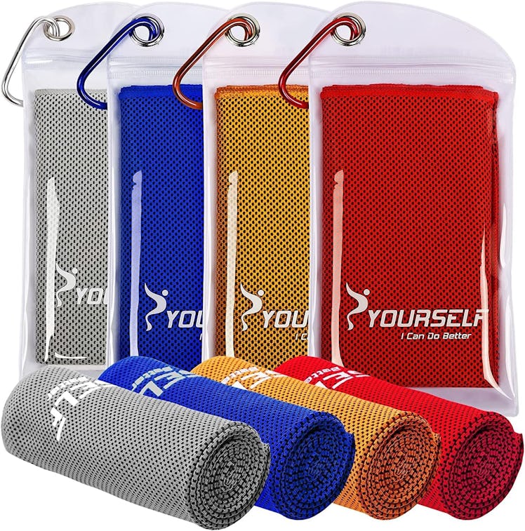 SYOURSELF Cooling Towels for Instant Relief (4-Pack)