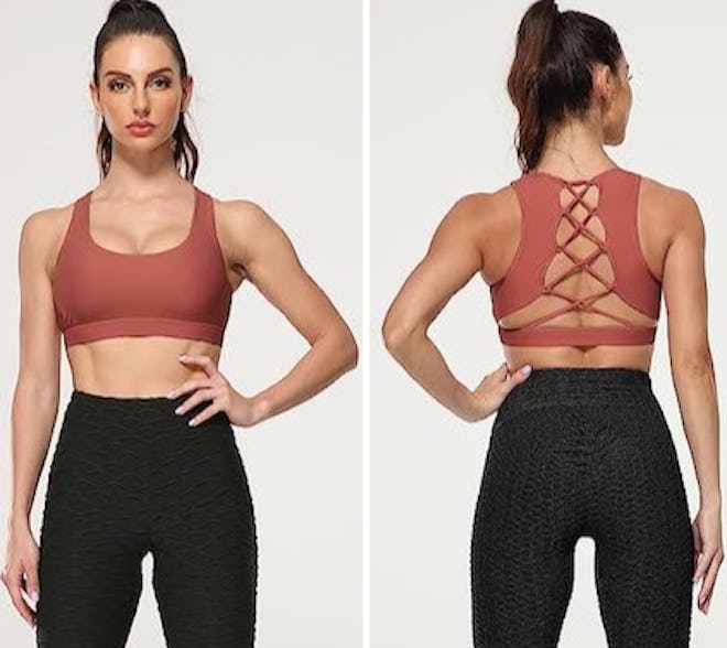 icyzone Strappy Sports Bra