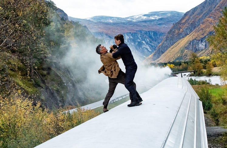 Mission: Impossible Dead Reckoning Part One Tom Cruise and Esai Morales