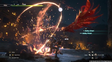 Final Fantasy XVI combat screenshot