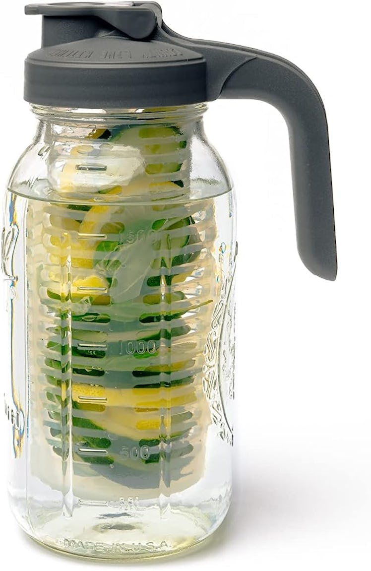 County Line Kitchen Glass Water Infuser Pitcher