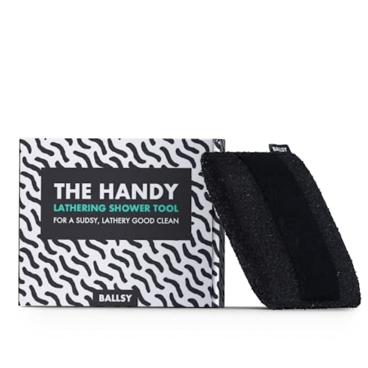 Ballsy Handy Extra Sudsy Shower Sponge with Gently Exfoliation