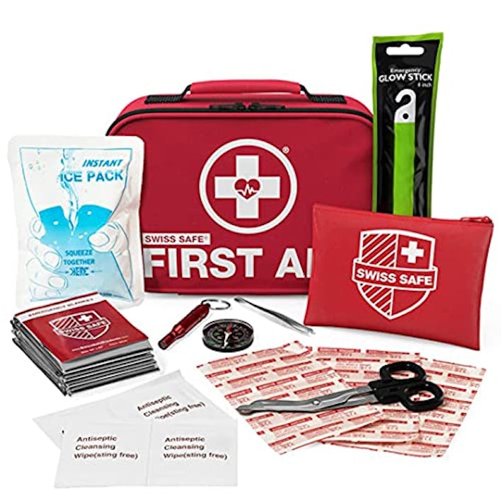 Swiss Safe 2-in-1 First Aid Kit (120 Pieces)