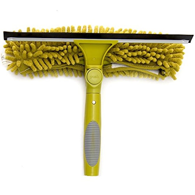 DocaPole Window Squeegee and Scrubber Combo Attachment