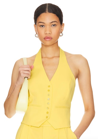 yellow favorite daughter halter vest